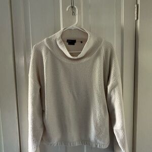 Cream Ribbed Sweater